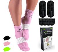 Bolsa Gel Frío para Pies Hinchados - Calcetines para Terapia de Frío y Calor Reutilizables - Compresa Calcetín para Dolor del Talón, Fascitis Plantar, Terapia de Quimioterapia (Rosa, S/M)