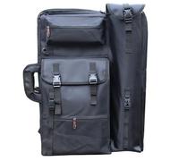 Bolsa grande for artistas a prueba de lluvia, portafolio de arte A2, mochila A2, tablero de dibujo, bolsa de suministros de arte, bolsa de arte portátil de viaje for artistas Para Obras De Arte(Black)