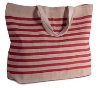Bolsa grande mezcla de yute y algodón, XXL bolsa playera, tiempo libre, para ir compras o hacer deporte Colores disponibles de notrash2003
