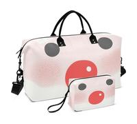 Bolsa grande roja de Papá Noel, bolsa de fin de semana, bolsa deportiva con correa ajustable para gimnasio, gran capacidad, rojo, (Red Santa Claus), 1 size