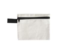 Bolsa Herramientas Bolsa con cierre de herramientas reparación manual tela, tornillos, brocas clavos, kit almacenamiento, organizador viaje, 3 uds(White-M)