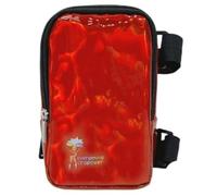 Bolsa holográfica para el muslo, arnés de pierna para mujer, riñonera para exteriores, riñonera para carnaval, senderismo, viajes, con correas ajustables, Red