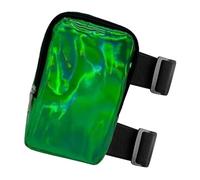 Bolsa holográfica para muslo, 18 x 12 x 4,5 cm, colorida bolsa de pierna para mujer, cintura ajustable para exteriores con acabado reflectante brillante para carnaval, senderismo, viajes, festival