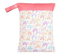 Bolsa Húmeda, Bolsa Seca Húmeda Impermeable Para Trajes De Baño | 2 Bolsillos Con Cremallera Bolsa De Lavandería De Viaje | Bolsa De Gimnasia De Yoga De Natación, Bolsas De Pañales Portátiles Lavables