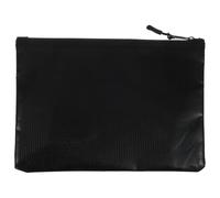 Bolsa Ignífuga para Documentos Negra Cremallera Suave | Tejido Ignífugo y Resistente Suciedad, Portátil para Oficina y Viaje, Recibos