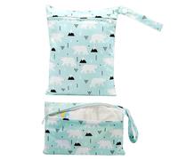 Bolsa Impermeable De Pañales 2 Piezas Organizador De Almacenamiento Lavable