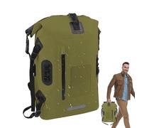 Bolsa impermeable Dry Bag - Bolsa impermeable ligera de 30 litros, bolsa impermeable flotante | | Mochila de separación seca y húmeda de PVC para entrenamiento. Mochila ligera y seca, 43, Army Green,