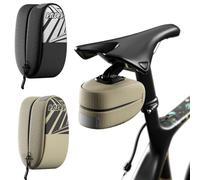 Bolsa impermeable para asiento de bicicleta, bolsa de sillín para debajo del asiento, con tira reflectante, capacidad de 0,5 l, bolsa de almacenamiento de bicicleta para kit de reparación
