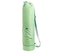 Bolsa impermeable para esterilla de yoga con correa de transporte ajustable y bolsillo para botella de agua que ofrece un almacenamiento cómodo y seguro para esterillas de yoga y accesorios (es verde)