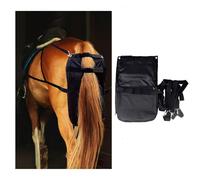 Bolsa impermeable para excrementos de caballo, lavable, bolsa ajustable para almacenamiento de estiércol equino, bolsas de estiércol equino Oxford para jardín (pequeña)