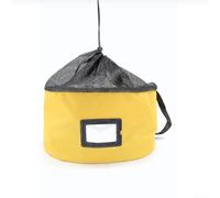 Bolsa impermeable para manguera de RV con ranura para tarjeta de nombre para identificación rápida y transporte seguro en seco de mangueras de agua y residuos (amarillo)