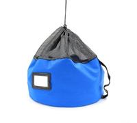 Bolsa impermeable para manguera de RV con soporte para tarjetas de identificación para almacenar e identificar múltiples mangueras, incluyendo líneas de suministro y residuos (azul)