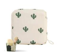 Bolsa impermeable para toallas sanitarias y tampones | Embrague portátil con cremallera periódica para mujeres y niñas | Organizador de ciclo menstrual para bolso, práctico soporte para toallas sanita