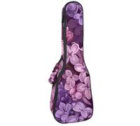 Bolsa impermeable para ukelele de concierto, bolsa acolchada con correas ajustables, diseño de globos oculares de Halloween sin costuras, Multicolor 09, 25.9x9x3.1in/66x23x8cm, Organizador de bolsas