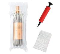 Bolsa inflable 12 bolsas de protección para botellas de vino y bolsa de columna de aire inflable con bomba de aire,adecuada para transporte y embalaje seguros
