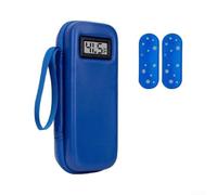 Bolsa Insulina con Termómetro Digital EVA Portátil(blue) | Visor temperatura claro, aislamiento eficiente, incluye 2 packs hielo, protege medicamentos calor