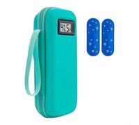 Bolsa Insulina con Termómetro Digital EVA Portátil(Green) | Visor temperatura claro, aislamiento eficiente, incluye 2 packs hielo, protege medicamentos calor