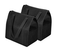Bolsa isotérmica aislada | con tapa con cremallera Juego de 2 bolsas reutilizables a prueba de fugas - 30 x 17,8 x 33 cm bolsas de la compra | Para alimentos, bebidas, picnic, compras, camping
