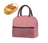 Bolsa isotérmica de almuerzo - Cremallera y reutilizable, bolsa de comida moderna y práctica, para mujer, niño, oficina, escuela, senderismo, picnic, playa, aperitivos y bebidas