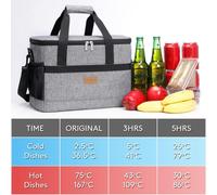 Bolsa isotérmica para picnic Bolsa isotérmica para almuerzo picnic 30L Tela...