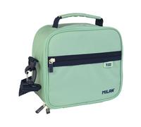MILAN Bolsa isotérmica porta alimentos Serie 1918 con 3 recipientes (3,5 L) Verde