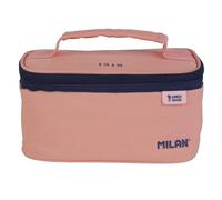 MILAN 08805SNCP Bolsa ISOTÉRMICA Porta Alimentos PEQUEÑA con 1 Recipiente (1,5L) Serie 1918, Rosa, Multicolor, Estándar