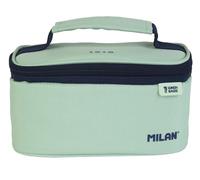 Bolsa isotérmica porta alimentos pequeña con 1 recipiente (1,5l) serie 1918, verde milan 8411574096320 64249 milan