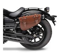 Bolsa Lateral 3L para Yamaha XV 1100 / 125 Virago marrón izquierdo