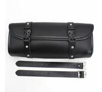 Bolsa Lateral Compatible con Para Custom Para Cruiser Para Chopper 1 Uds Motocicleta PU Manillar Horquilla Delantera Bolsa De Herramientas Alforja Almacenamiento Equipaje