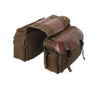 Bolsa Lateral Compatible Con Shadow 750 Bolsa Para Grande Para Sillín Motocicleta Motociclismo Viaje Lona impermeable Caja Alforjas Bolsa Herramientas Laterales(Kakhi)