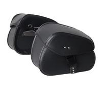 Bolsa Lateral Moto Compatible Con Suzuki 2 Uds Alforjas Negras Para Motocicleta Bolsa Herramientas Lateral PU Bolsas Almacenamiento Equipaje Accesorios Bolsas Almacenamiento
