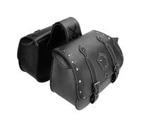 Bolsa Lateral Moto Compatible Con V-Star 1 Juego Alforjas Motocicleta Bolsa Lateral Bolsa Almacenamiento Equipaje Reemplazo Accesorios Para Motocicletas(Black)