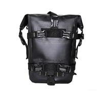Bolsa lateral para motocicleta de 8 L, impermeable, de PVC, con base antideslizante, para calle, crucero, turismo, negro y amarillo (1 unidad)