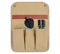 Bolsa lateral para silla de camping, bolsa lateral de gran capacidad para silla de ruedas, lona de gran capacidad, bolsillos de almacenamiento ligeros para pesca, Khaki, Refer to description, Unisex