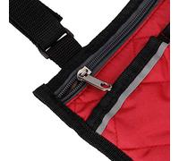 Bolsa lateral para silla de ruedas, diseño de línea ligera, accesorios para apoyabrazos de mochila de mensajero de viaje, para el hogar/al aire libre(vino tinto)