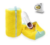 Bolsa Lavadora Zapatillas - Limpieza de Zapatos Con Cremallera y Fibras Suaves, 360° Wrap-Around, Malla Reutilizable Para Lavadora y Secadora (2 Unidades)