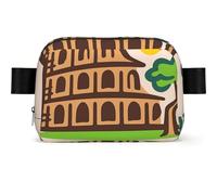 Bolsa ligera con estampado de árbol del Coliseo de Roma, Sun Lands, para hombres y mujeres, bolsa ligera para pasear al perro, bolsa de gimnasio, bolsa de hombro para uso diario