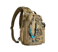 Bolsa ligera para guardar equipos, regalos para hombres y mujeres con soporte para caña y equipo, bolsa para pesca, senderismo, caza