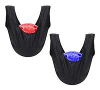 Bolsa limpiadora de bolas de bolos de microfibra con asas, paño de pulido | Para eliminar grasa y suciedad, accesorio deportivo reutilizable para pelotas estándar, color negro (paquete de 1)