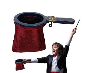 Bolsa mágica para pañales, tela de terciopelo negro de alta calidad, material de transformación rápida de objetos, dispositivo de desaparición increíble, bolsa especial para cientos de efectos