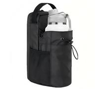 Bolsa magnética para botellas de agua, bolsa de deporte magnética con soporte para botellas de 1,5 l, bolsa de agua con correa ajustable, bolsa de cintura unisex para entrenamiento en gimnasio
