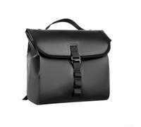 Bolsa Manillar Bici 500D PVC Lluvia y para polvo Bolsa Manillar | Gran capacidad 26cm, guarda snacks herramientas, ideal rutas largas cortas, cierre seguro(Black 7 inches)