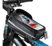 Bolsa manillar bici gris 20x11,5x11cm