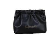 Bolsa Maquillaje Portable Girl Makeup Bag Women Handbag Pouch Toiletry Bag Make Up Organizer Case Waterproof Wash Kit Travel Cosmetic Bag(C-Large Black)