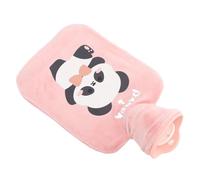 Bolsa Más Cálida de Mano Llena de Agua, Anti Explosivo Reutilizable Engrosar 1000 Ml Bolsa Pelaje Agua Caliente Diseño para (PINK)