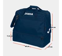 Bolsa Mediana Joma Training III 400006 Resistente - Talla: S, Color: Marino