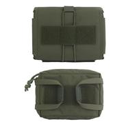 Bolsa Médica Táctica IFAK: Bolsa For Kit De Traumatología Compatible Con MOLLE Sistema Extracción Acceso Rápido For EMT, Supervivencia Y Uso En Servicio(RG)