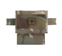 Bolsa Médica Táctica Micro Compacta, Pequeña Bolsa IFAK Mochila Compacta Kit de Traumatología Cinturón MOLLE Bolsa de Primeros Auxilios de Despliegue Rápido con Porta-Torniquete(CP)