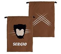 Bolsa merienda infantil tela. Bolsa merienda infantil. Regalo personalizado con nombre. Bolsa merienda personalizada. Varios diseños. LOBEZNO