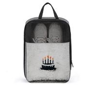 Bolsa minimalista para zapatos de arte callejero para viajes, uso diario, antipolvo